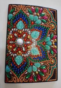 New very pretty embellished notebook