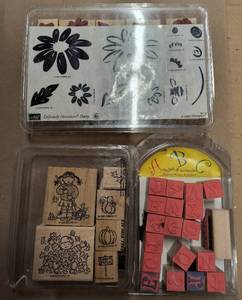 3 sets of stamps