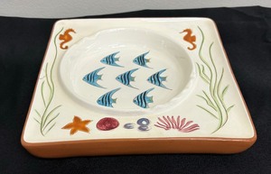 lot 22 image: Stangl Mid Century Caribbean Ashtray