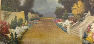lot 56 image: Promenade Framed Print by R. Atkinson Fox