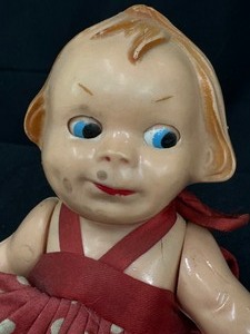 lot 120 image: Vintage Kewpie Doll Ramp Walker, 1960s