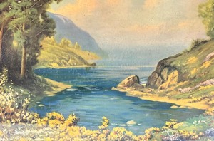 lot 299 image: Inspiration Path Framed Print by R. Atkinson Fox