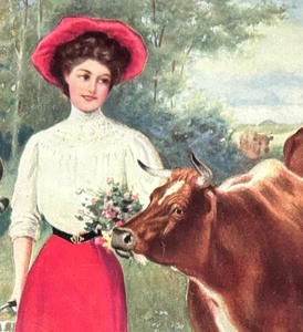 lot 308 image: Beauties of the Country Framed Print by R. Atkinson Fox
