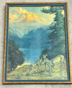 lot 67 image: Vintage Atkinson Fox Framed Print