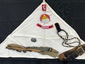 lot 73 image: Variety of Vintage Boy Scouts of America Items