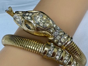 lot 344 image: Vintage Coro Craft Snake Figurine Bracelet
