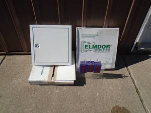 Qty of 2 Elmdoor access doors. As shown.