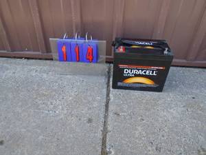 12 volt Duracell ultra deep cycle battery. Showing 12.6 volt. Nice condition. Except lower voltage. As shown.