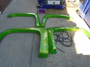 2007-2013 G-Plus Extended wheel flares. Nice condition. Can be repainted. For GM trucks. As shown.