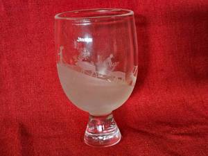 Orrefors Vase Skiers and Reindeer Mountaineer Crystal Vase