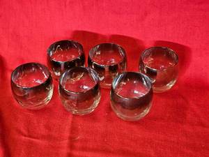 Dorothy Thorpe Silver Fade Lowball Glass