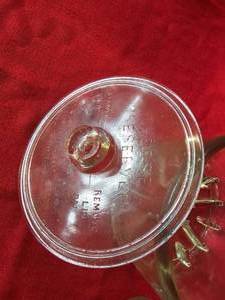 Primitive Glass Cheese Preserver & Milk Mix Pitcher