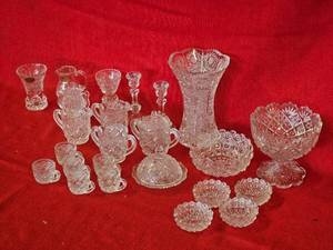Miniature Cut Glass Entertaining Collection