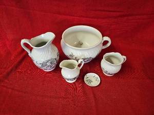 English Ironstone China Group  Primose and Potomac