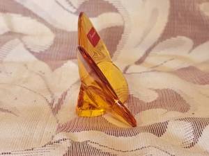 Delicate Baccarat Crystal Yellow Butterfly