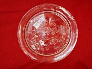 French Lalique Signed Lilly of the Valley Plate