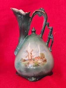 Vintage Czech Porcelain Pitcher Pairing