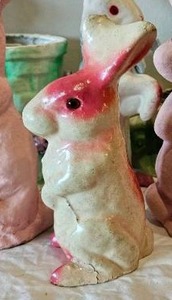 Vintage Molded Paper Mache Easter Bunny Rabbit Collection