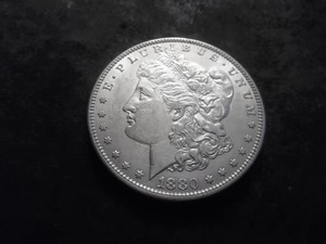 1880 Micro O Silver Morgan Dollar