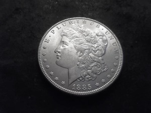 1885 Silver Morgan Dollar