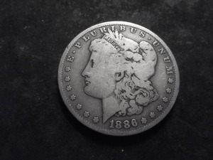 1886 O Silver Morgan Dollar