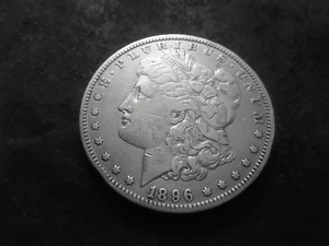 1896 O Silver Morgan Dollar