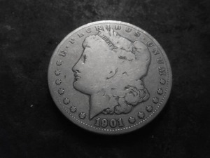 1901 S Silver Morgan Dollar