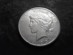 1923 S Silver Peace Dollar