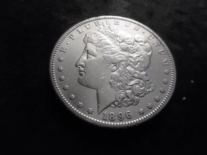 1896 S Morgan Silver Dollar