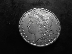 1901 Morgan Silver Dollar