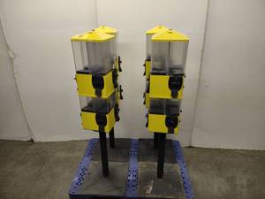 lot 30 image: (4) U Turn 25 Cent Bulk Vending Machines