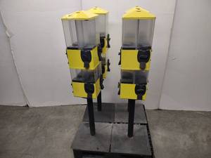 lot 31 image: (4) U Turn 25 Cent Bulk Vending Machines