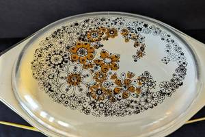 Pyrex Floral Bubbles Dish and Chafer