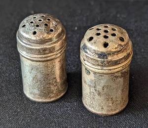 Vintage Sterling Silver Salt and Pepper Shakers