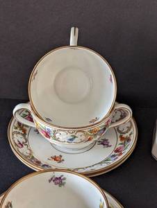 Painted Porcelain Tea Set
