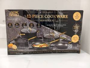 lot 11 image: THYME & TABLE DURABLE 12PC COOKWARE