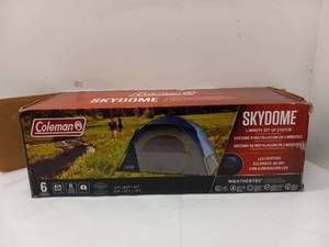 lot 57 image: NEW COLEMAN SKYDOME TENT