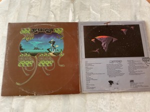 lot 36 image: YES Yes songs 1973 3LPs ATLANTIC SD 3-100 Vintage Vinyl Original 3 Discs Record.