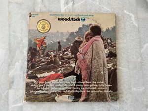 lot 52 image: WOODSTOCK SD 3-500 Various Rock Stars -  3 LPs, Vinyl Albums.