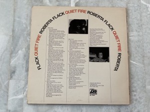 lot 218 image: Roberta Flack Quiet Fire Vinyl LP Record Album.