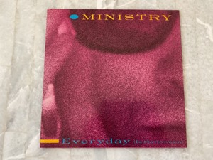 lot 244 image: MINISTRY All Day Everyday Vinyl LP Record Album.