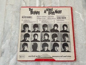 lot 246 image: The Beatles A Hard Days Night Vinyl LP Record Album.