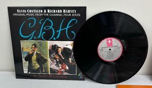 Three Elvis Costello Vinyl Record Albums