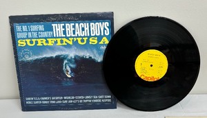 Four Vinyl Record Albums by The Beach Boys
