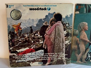 Vintage Woodstock Record Albums