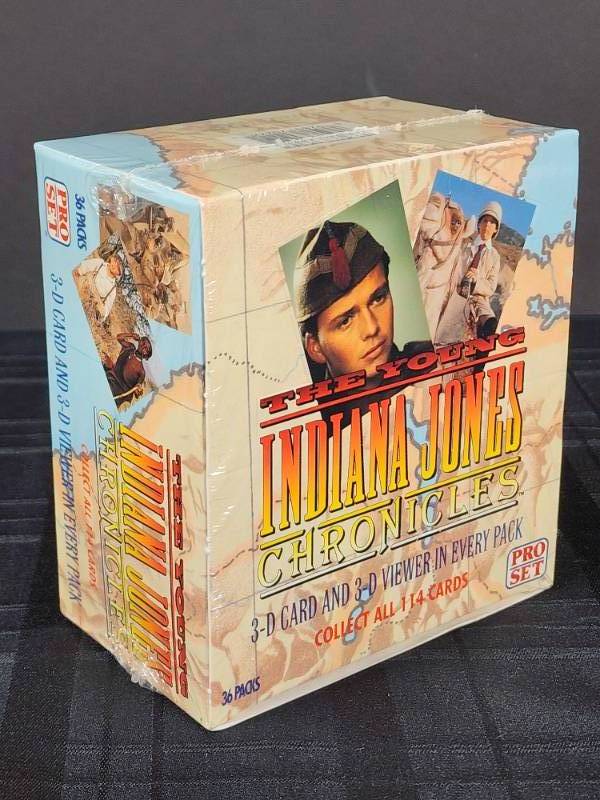lot 365 image: Factory Sealed The Young Indiana Jones Chronicles Box Contains 36 Packs