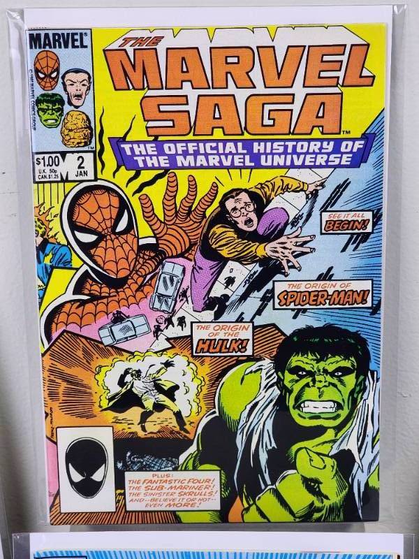 lot 124 image: (6) Assorted Vintage Comic Books including Vintage Captain America Comic Book