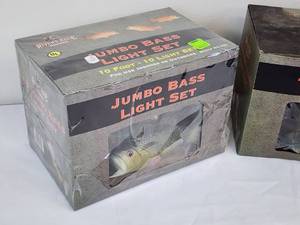 lot 274 image: (3) Sets of Outdoor Living Decor Lights