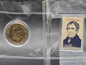 lot 35 image: (5) Assorted Presidential Uncirculated Proof Dollars with Collectable Stamps