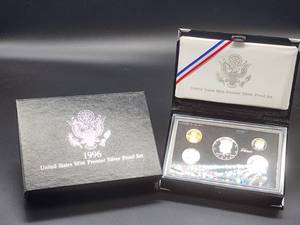 lot 34 image: 1996 United States Mint Premier Silver Proof Coin Set